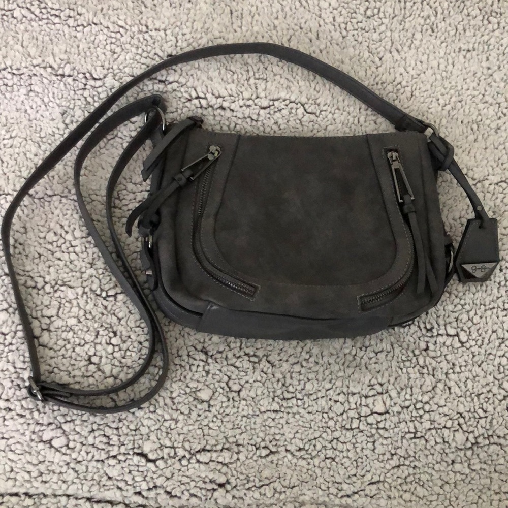 Jessica Simpson grey crossbody bag